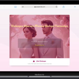 Undangan Digital Pernikahan Murah | Desain Rosavelle